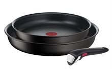 Tefal Ingenio Eco resist Stekpannor 3 delar Svart 