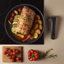 Tefal Ingenio Eco resist Stekpannor 3 delar Svart 