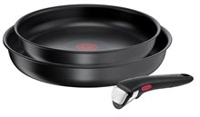 Tefal Ingenio Daily chef Stekpannor 3 delar Svart